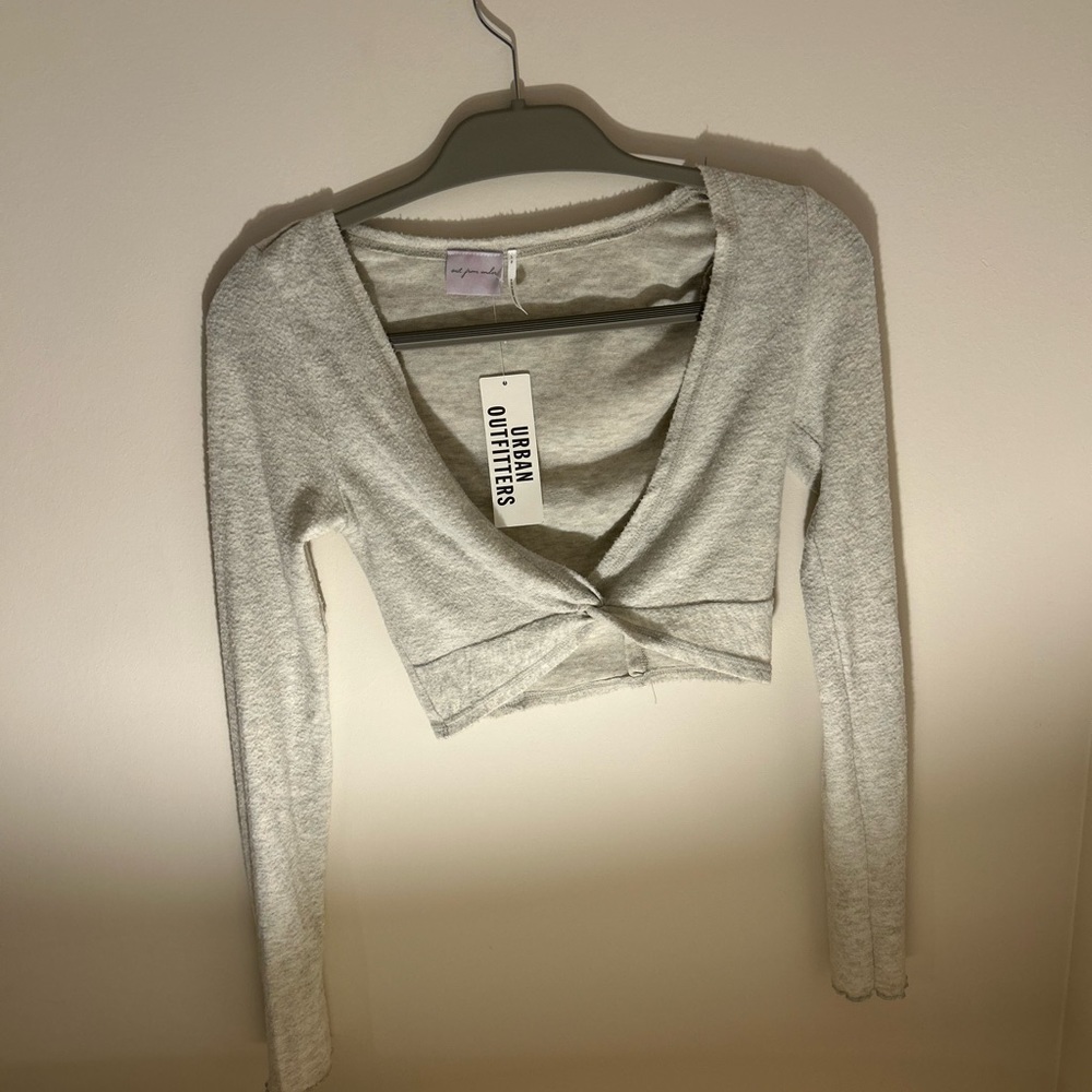 Urban outfitters, soft grey scoop twist